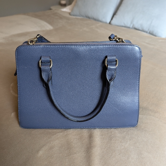 Kate Spade tote handbag in blue - Picture 3 of 11